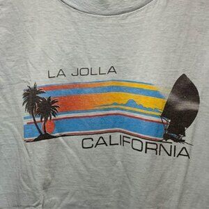 Vintage Blue California T Shirt